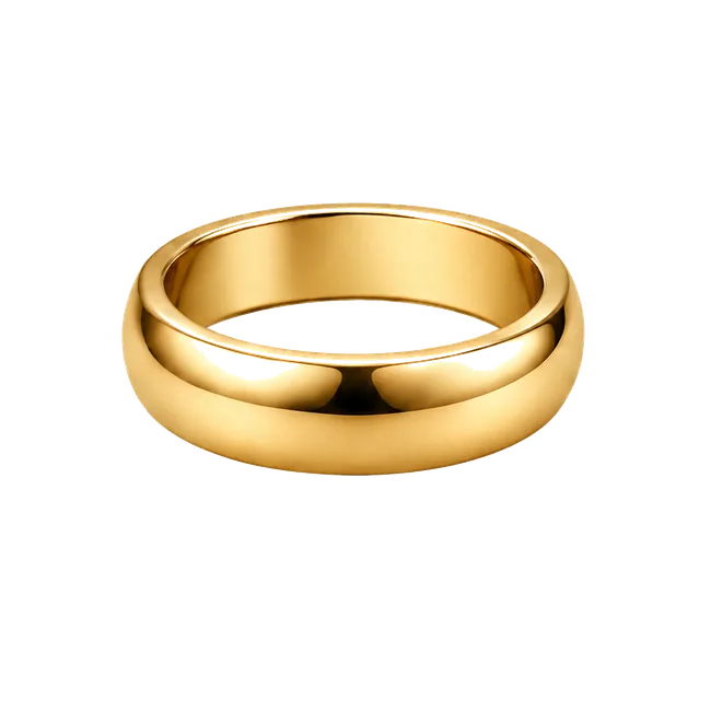 18K gold jewelry metal example.