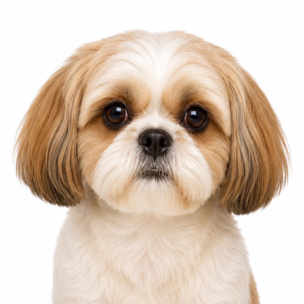 Close-up dog expression photo reference for a custom pet keepsake