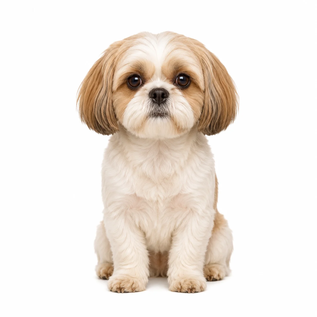 Front-facing dog photo reference for a custom pet keepsake