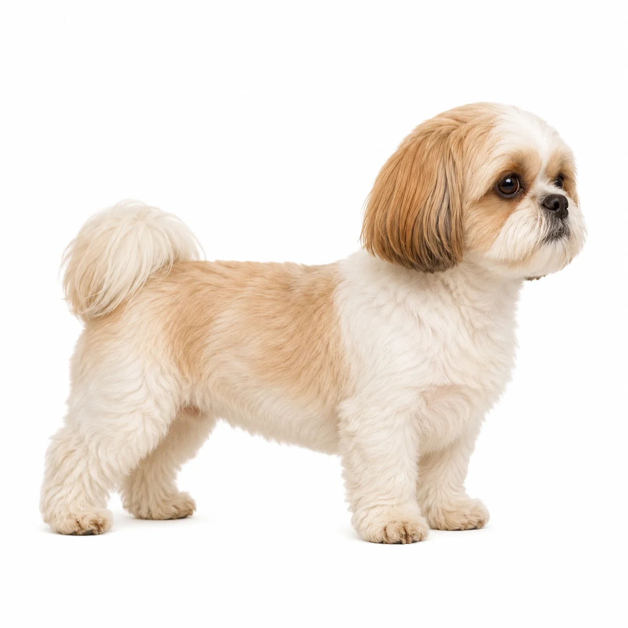 Side-view dog photo reference for a custom pet keepsake