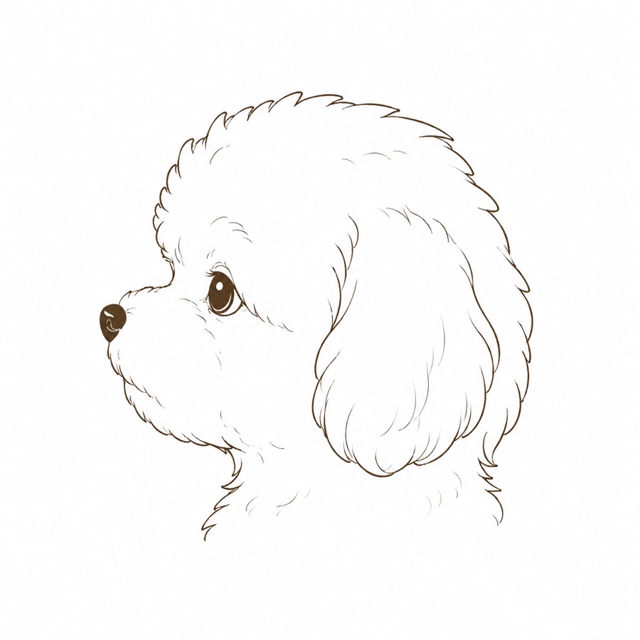 Left side pet photo example.
