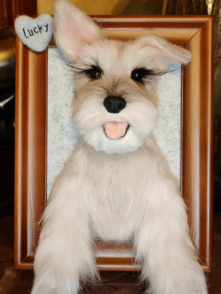 Custom Wool Felt Pet Sculpture From Photos thumbnail 4