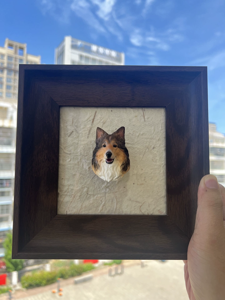 Custom Magnetic Pet Head from Photo