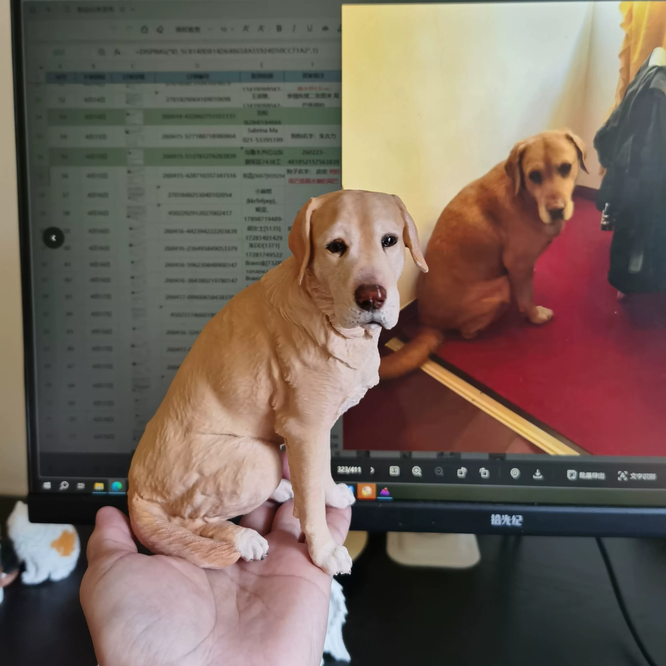 Custom 3D Printed Pet Figurine