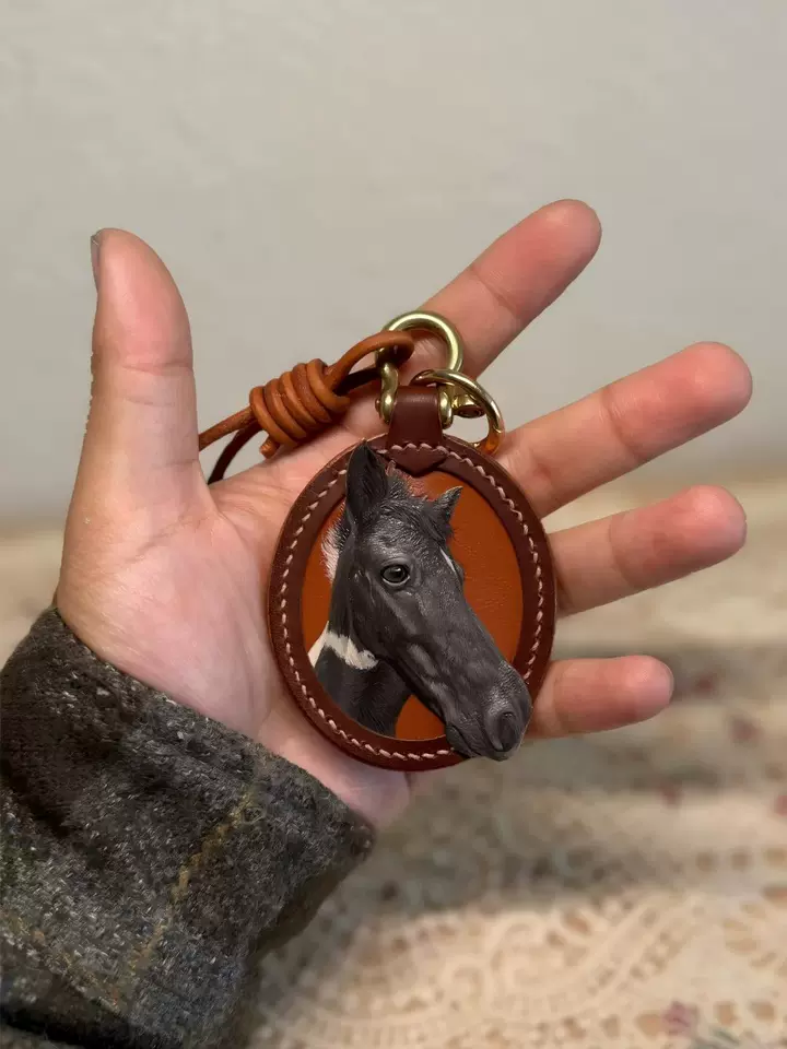 Custom Leather Pet Charm