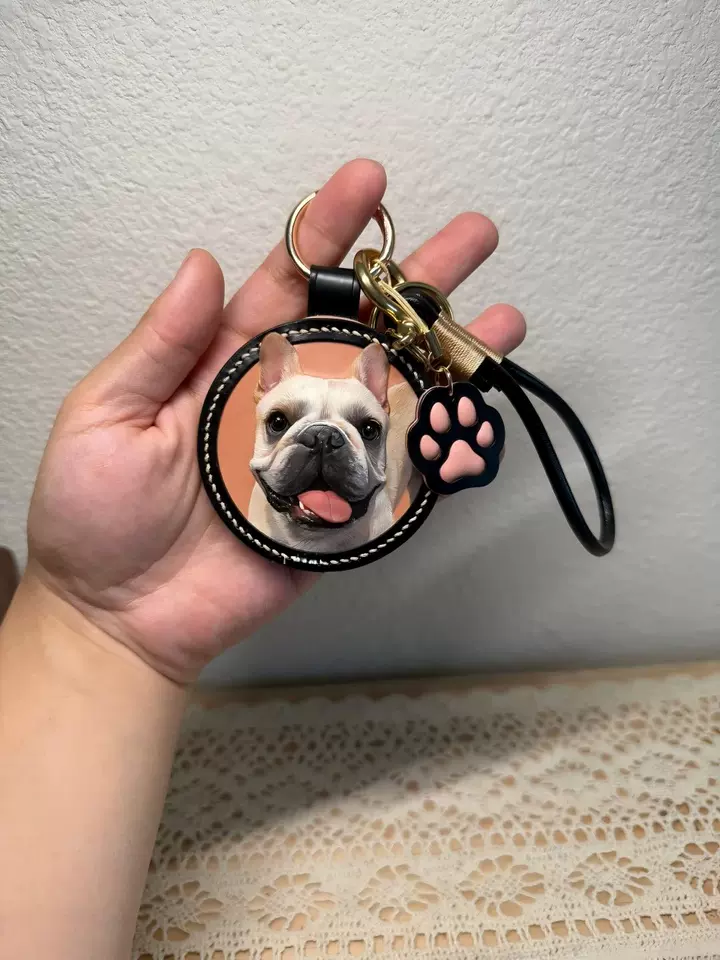 Custom Leather Pet Charm