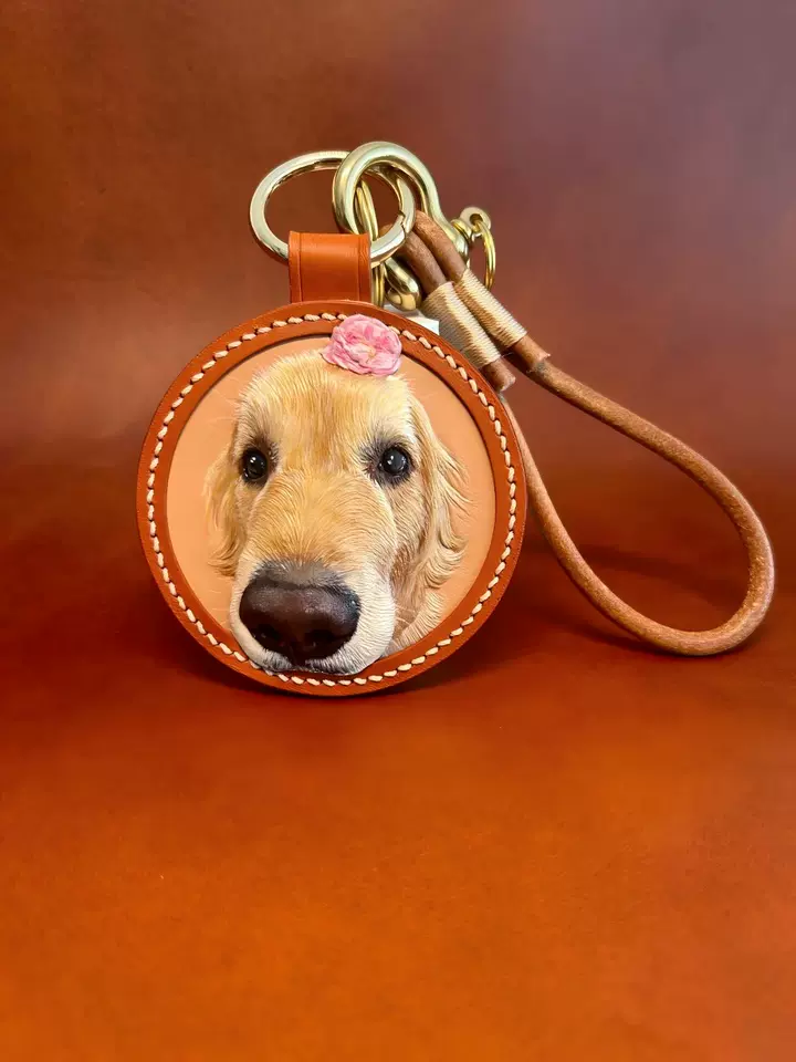 Custom Leather Pet Charm