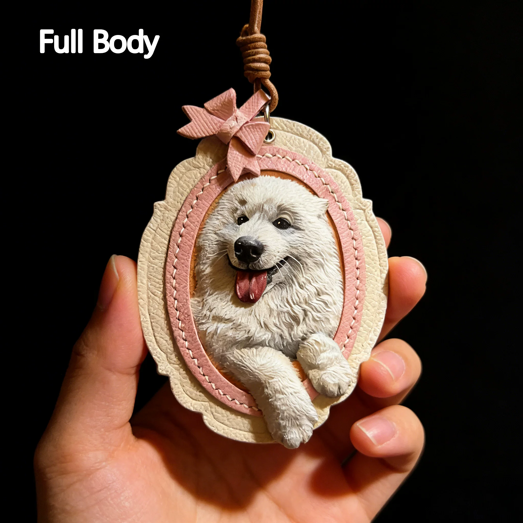 Custom Leather Pet Charm
