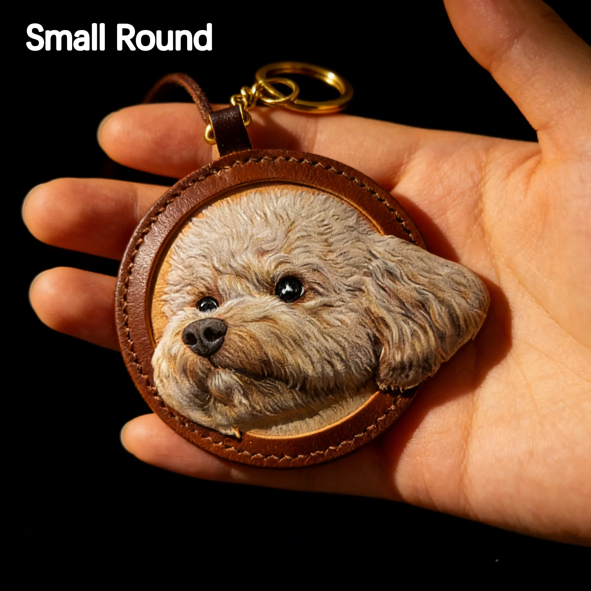 Custom Leather Pet Charm