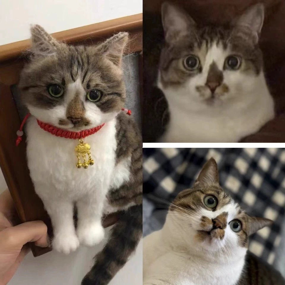 Custom Wool Felt Pet Sculpture