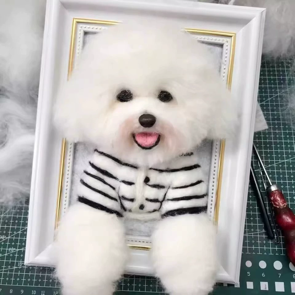 Custom Wool Felt Pet Sculpture