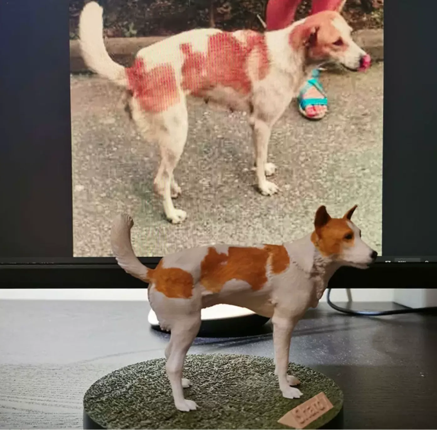 Custom 3D Printed Pet Figurine