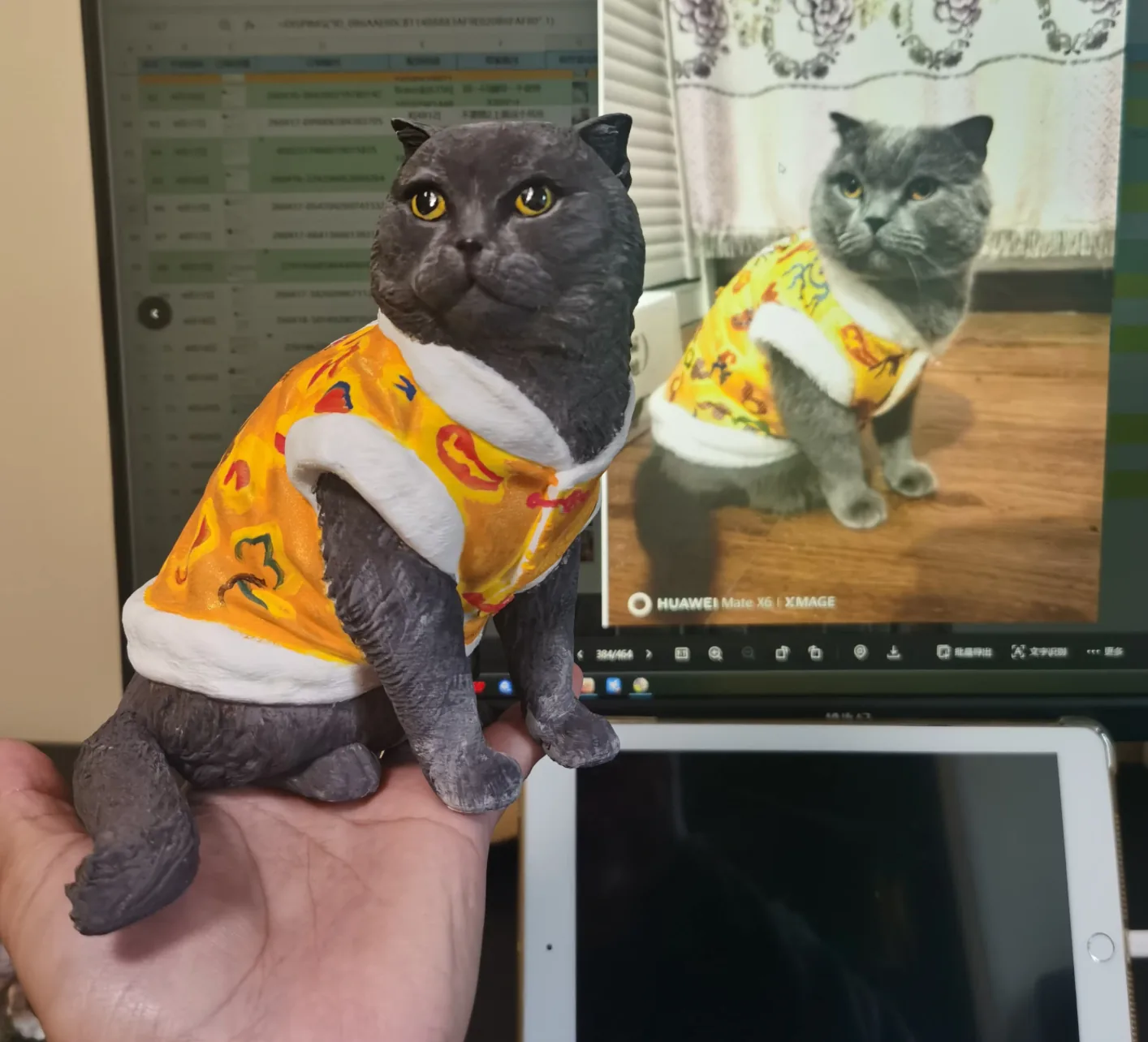 Custom 3D Printed Pet Figurine