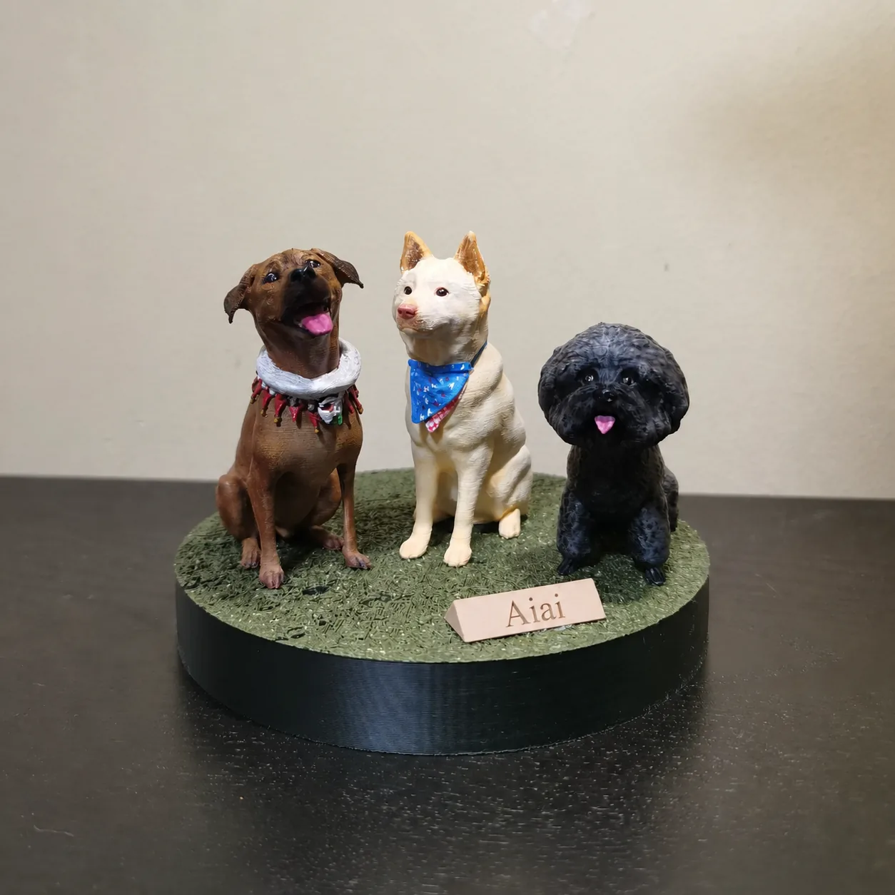 Custom 3D Printed Pet Figurine