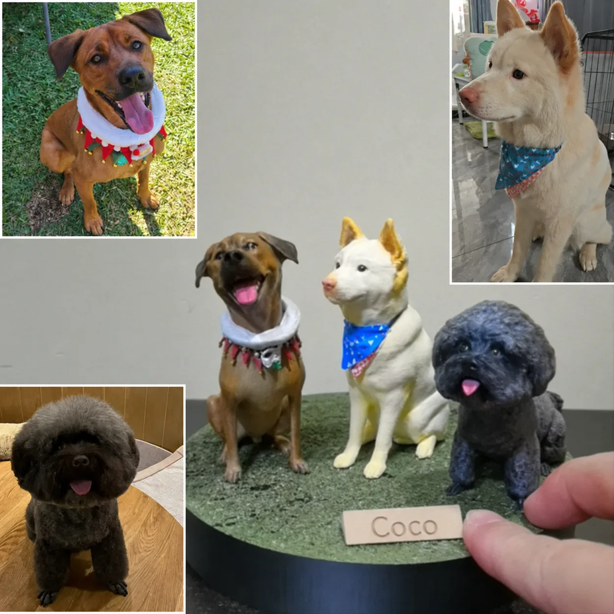 Custom 3D Printed Pet Figurine