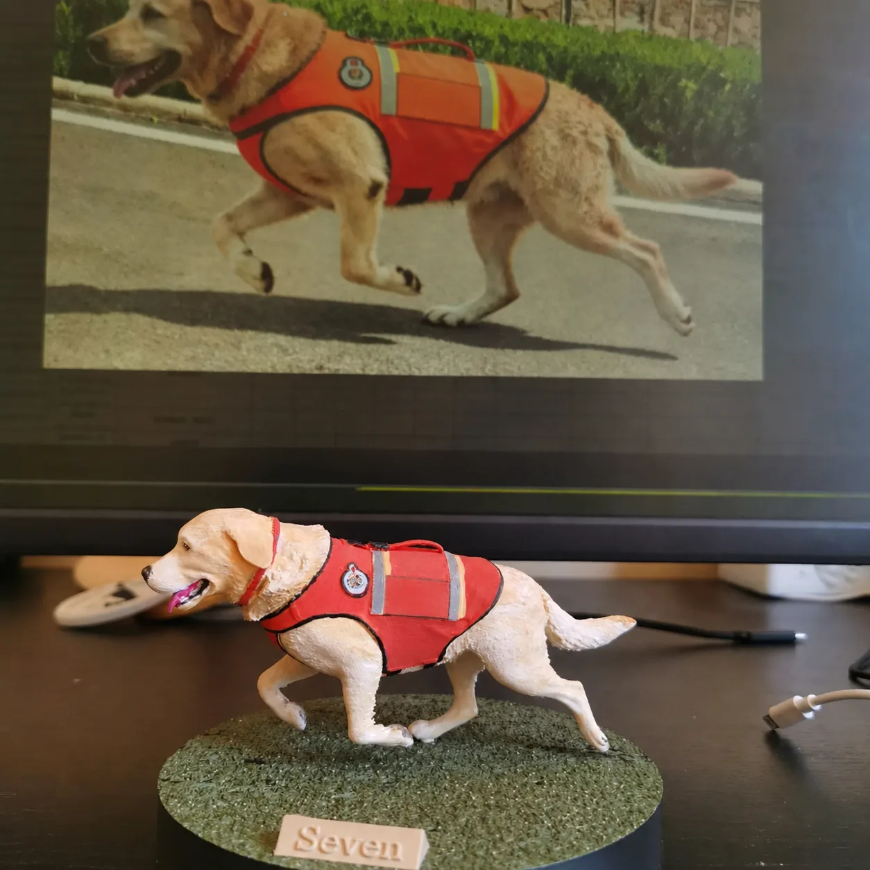 Custom 3D Printed Pet Figurine