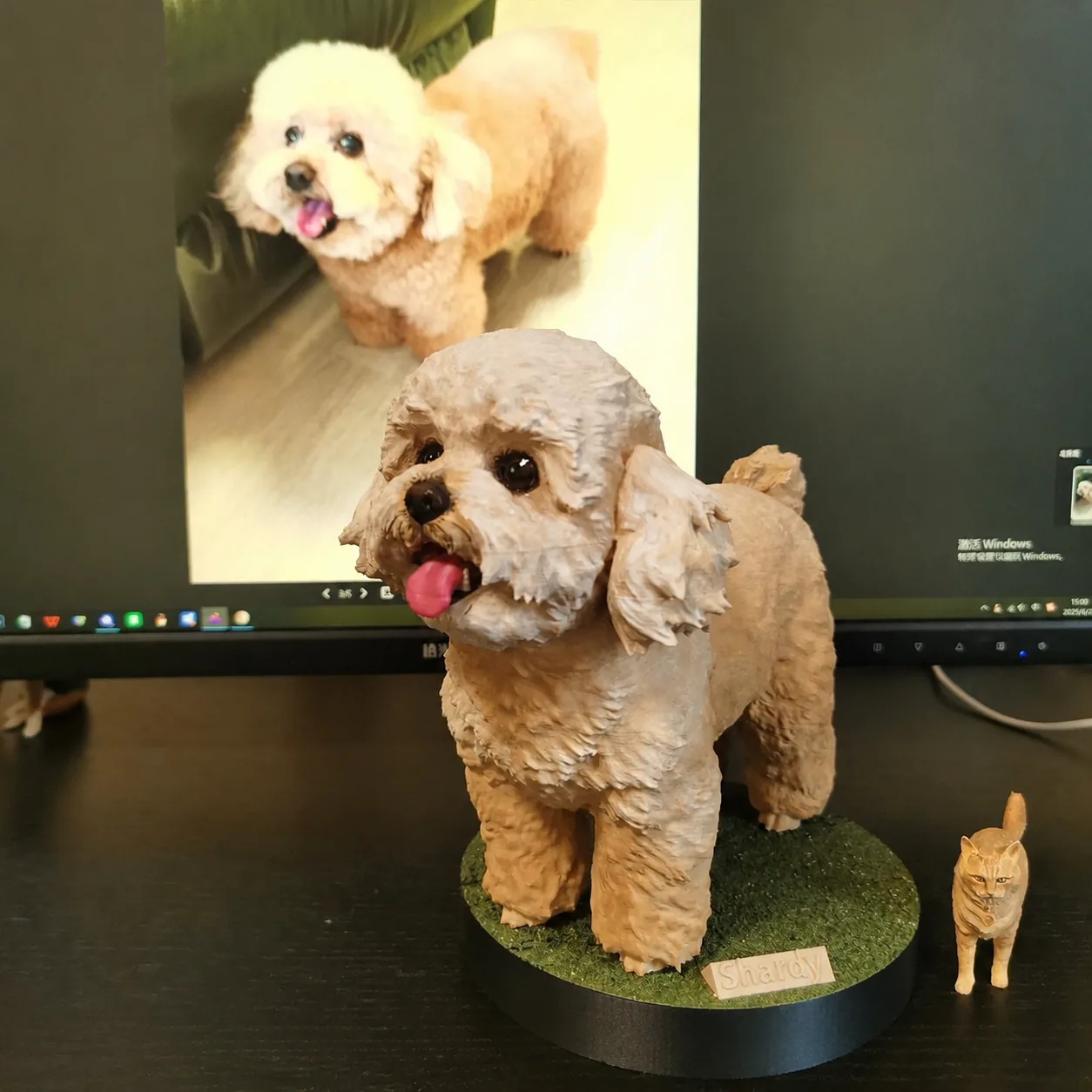 Custom 3D Printed Pet Figurine