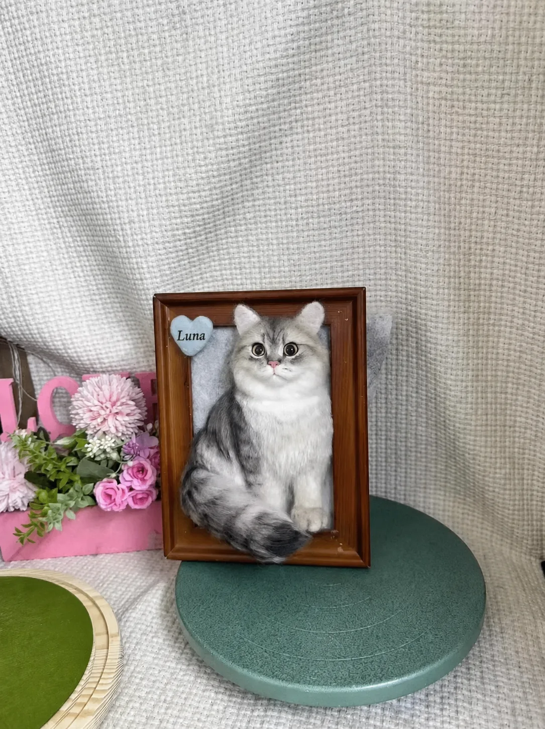 Custom Wool Felt Pet Sculpture