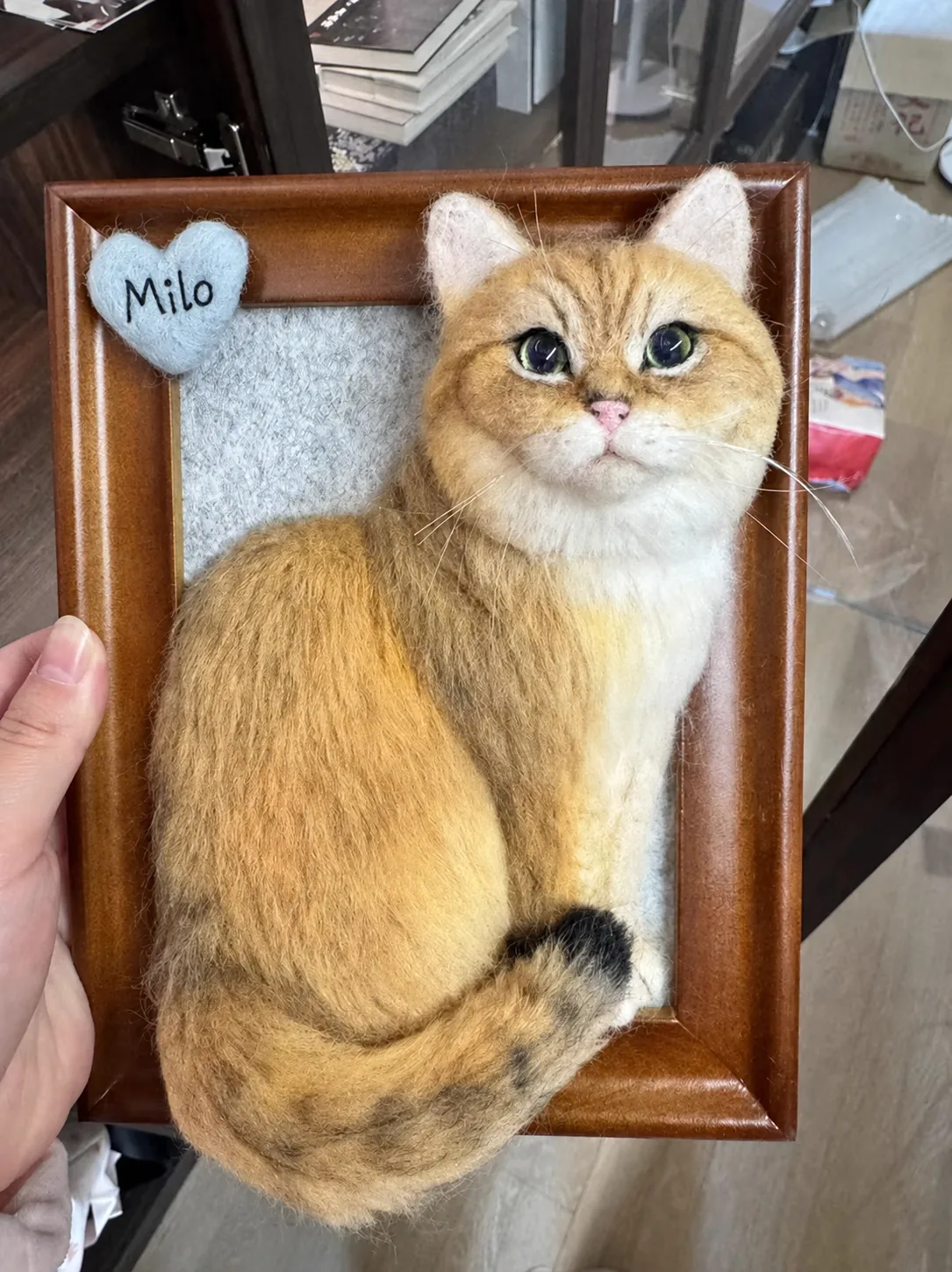 Custom Wool Felt Pet Sculpture