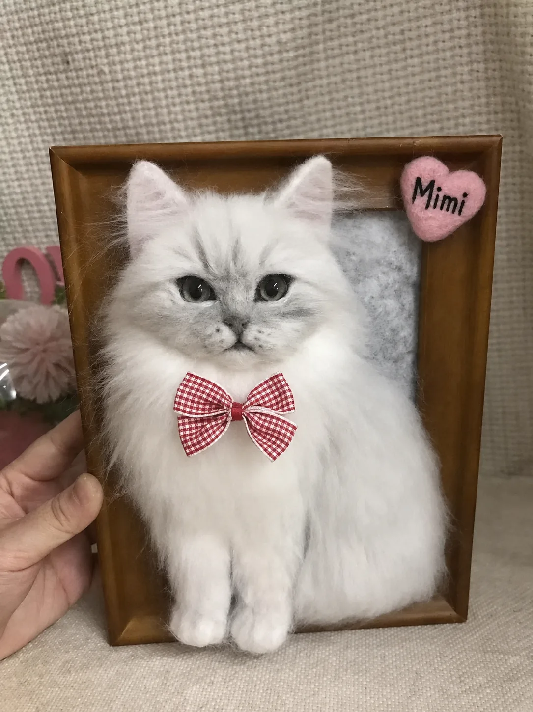 Custom Wool Felt Pet Sculpture
